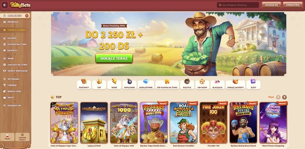 billybets hp pl
