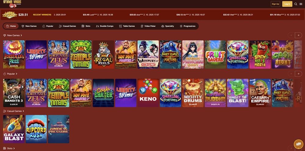 grande vegas hp pl