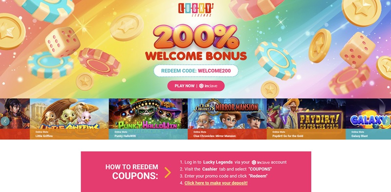 Lucky Legends casino